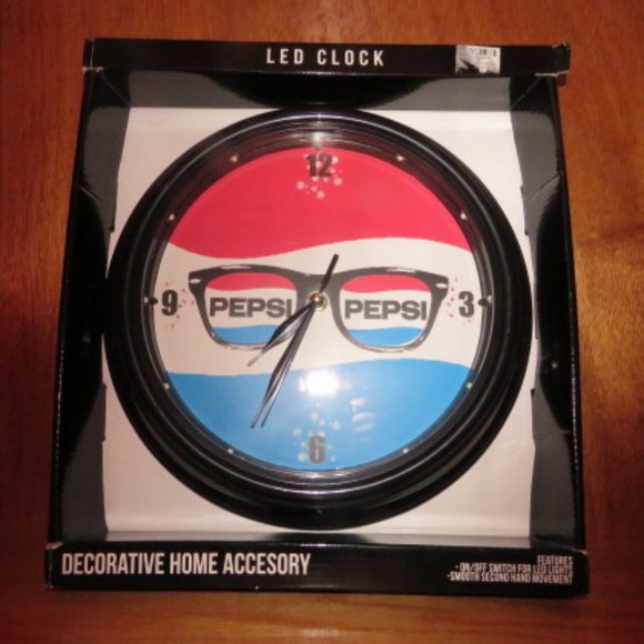Pepsi Wall Decor Pepsi Wall Clock Poshmark